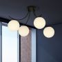 Lampa podsufitowa 4x10 W czarna-opal 11094 Emibig Boston zdj.6