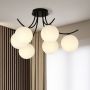 Lampa podsufitowa 6x10 W czarna-opal 11096 Emibig Boston zdj.6