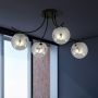 Lampa podsufitowa 4x10 W czarna-grafitowa 11104 Emibig Boston zdj.6