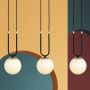 Lampa wisząca 3x10 W czarna-opal 11123 Emibig Glam zdj.7