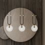 Lampa wisząca 3x10 W czarna-przezroczysta 11143 Emibig Glam zdj.8