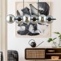 Lampa wisząca 6x10 W czarna-grafitowa 12076 Emibig Rory zdj.4
