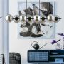Lampa wisząca x10 W czarna-grafitowa 12078 Emibig Rory zdj.4