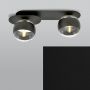 Lampa podsufitowa 2x10 W czarna-przezroczysta 11212 Emibig Plaza Stripe zdj.7