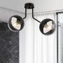 Lampa podsufitowa 2x10 W czarna-przezroczysta 11392 Emibig Nova Stripe zdj.6