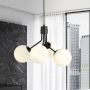 Lampa wisząca 4x10 W czarna-opal 11384 Emibig Nova zdj.5