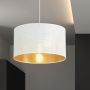 Lampa wisząca 1x15 W biała-złota 11471 Emibig Aston zdj.5
