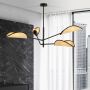 Lampa podsufitowa 4x10 W czarna-beżowa 11604 Emibig Vene zdj.5