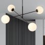 Lampa podsufitowa 4x10 W biała-czarna 11694 Emibig Linear zdj.5