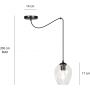 Lampa wisząca 7561 Emibig Level zdj.2