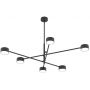 Lampa wisząca 6x12 W czarna 14446 Emibig Natsu zdj.1