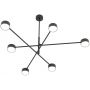 Lampa wisząca 6x12 W czarna 14446 Emibig Natsu zdj.3