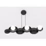 Lampa wisząca 6x8 W czarna 14866 Emibig Model 6 Black zdj.1