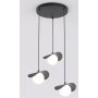 Lampa wisząca 3x8 W czarna 14903PREM Emibig Ritual 3 Prem Black zdj.1