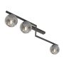 Lampa podsufitowa 3x10 W czarna-przydymiona 15093 Emibig Naton zdj.2