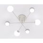 Lampa podsufitowa 6x8 W szara 15616 Emibig Holon zdj.1