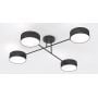 Lampa podsufitowa 4x10 W czarna 15684 Emibig Maga zdj.1