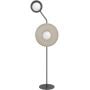 Lampa stojąca 2x8 W czarna-kremowa 1608LP2 Emibig Kiss zdj.1
