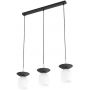 Lampa wisząca 3x10 W biała-czarna 16133 Emibig Ego zdj.1