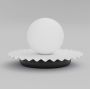 Lampa stołowa 1x8 W biała-czarna 1730LN1 Emibig Umbra zdj.1
