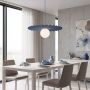 Lampa wisząca 1x8 W niebieska 18271 Emibig Umbra zdj.5