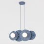 Lampa wisząca 4x8 W niebieska 18274 Emibig Umbra zdj.1