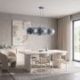 Lampa wisząca 6x8 W niebieska 18276 Emibig Umbra zdj.3