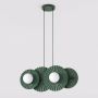 Lampa wisząca 4x8 W zielona 18294 Emibig Umbra zdj.1