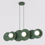 Lampa wisząca 6x8 W zielona 18296 Emibig Umbra zdj.1
