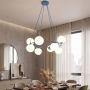 Lampa wisząca x10 W niebieska-opal 18308 Emibig Azura zdj.4