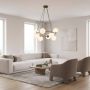 Lampa wisząca x10 W zielona-opal 18328 Emibig Azura zdj.4