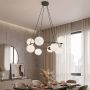Lampa wisząca x10 W zielona-opal 18328 Emibig Azura zdj.5