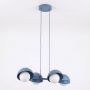 Lampa wisząca 4x8 W niebieska 18334 Emibig Boom zdj.1