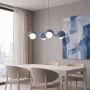 Lampa wisząca 4x8 W niebieska 18334 Emibig Boom zdj.4