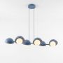 Lampa wisząca 6x8 W niebieska 18336 Emibig Boom zdj.1