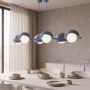 Lampa wisząca 6x8 W niebieska 18336 Emibig Boom zdj.3