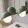 Lampa wisząca 4x8 W zielona 18356 Emibig Boom zdj.3