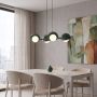 Lampa wisząca 4x8 W zielona 18356 Emibig Boom zdj.4