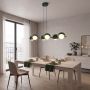 Lampa wisząca 6x8 W zielona 18358 Emibig Boom zdj.3