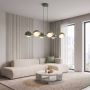 Lampa wisząca 6x8 W zielona 18358 Emibig Boom zdj.4