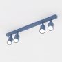 Lampa podsufitowa 4x10 W niebieska 18364 Emibig Flash zdj.1
