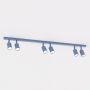 Lampa podsufitowa 6x10 W niebieska 18366 Emibig Flash zdj.1