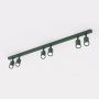 Lampa podsufitowa 6x10 W zielona 18386 Emibig Flash zdj.1