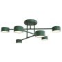 Lampa podsufitowa 6x10 W zielona 18416 Emibig Halo zdj.1