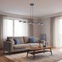 Lampa wisząca 6x10 W niebieska 18426 Emibig Megara zdj.5