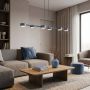 Lampa wisząca 6x10 W niebieska 18426 Emibig Megara zdj.6
