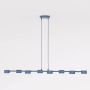 Lampa wisząca x10 W niebieska 18428 Emibig Megara zdj.1