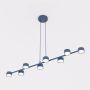 Lampa wisząca x10 W niebieska 18428 Emibig Megara zdj.3