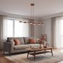 Lampa wisząca 6x10 W 18436 Emibig Megara zdj.4