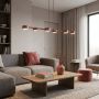Lampa wisząca 6x10 W 18436 Emibig Megara zdj.5